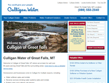 Tablet Screenshot of culligangreatfalls.com